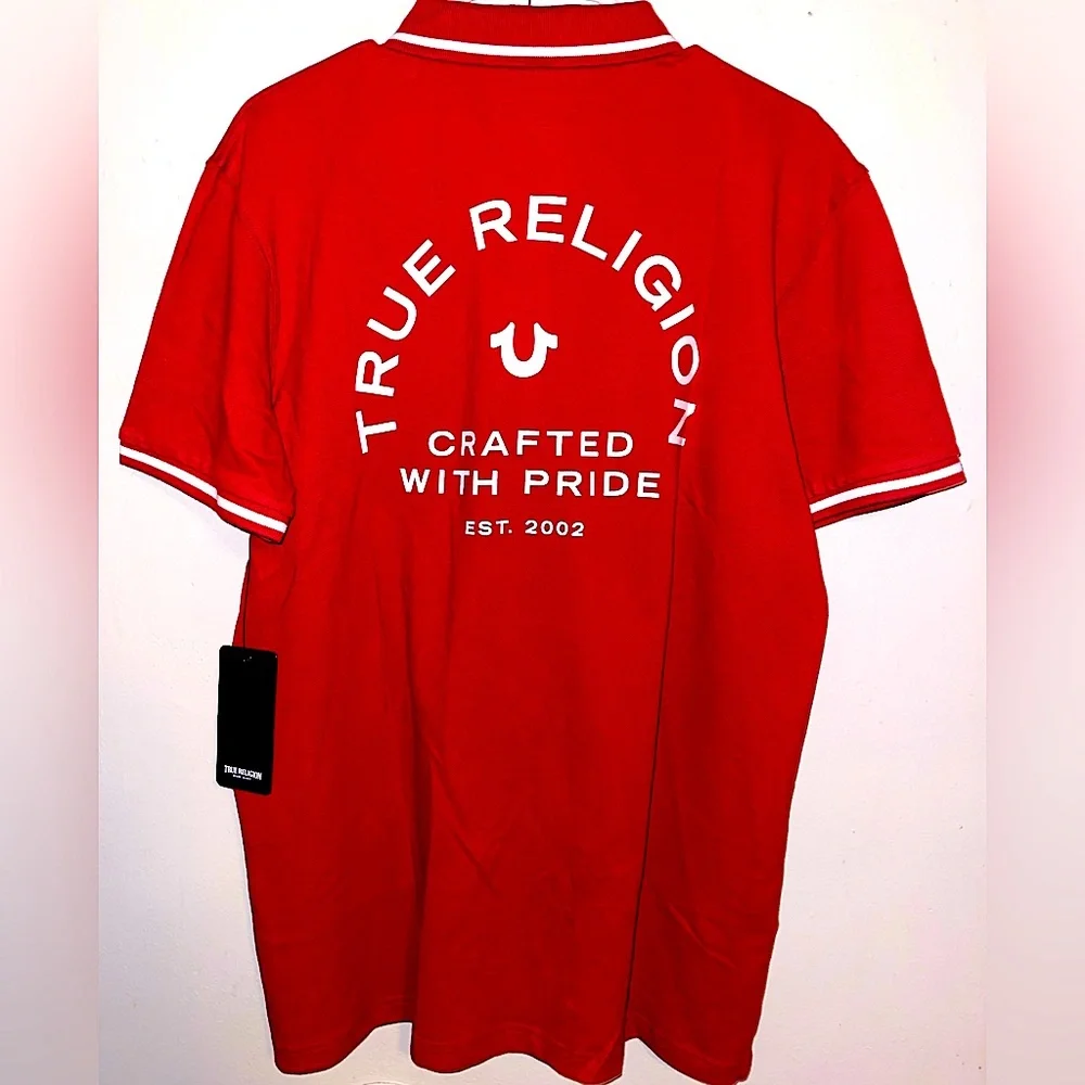 True Religion Short Sleeve Polo Shirt